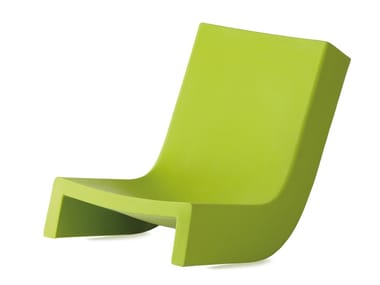 TWIST - Rocking polyethylene garden chair (Request Info).
