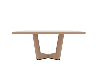 UVES ME3662 / ME3663 - Square oak dining table (Request Info).