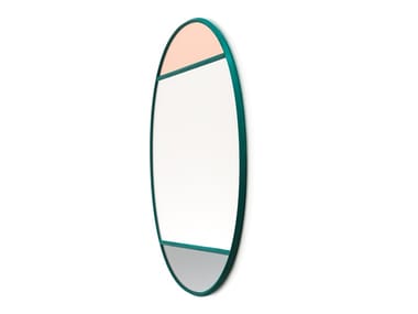 VITRAIL - Oval wall-mounted framed mirror (Request Info).