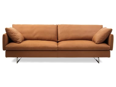 VOYAGE - Sectional leather sofa.