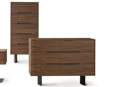 WAI - Walnut chest of drawers (Request Info).