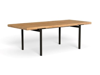 ALLURE - Rectangular wooden garden table (Request Info).
