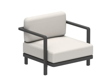 ALURA LOUNGE - Modular Batyline¢ç garden armchair with armrests (Request Info).