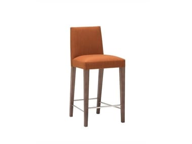 ANNA BQ1385 - Upholstered stool with back (Request Info).