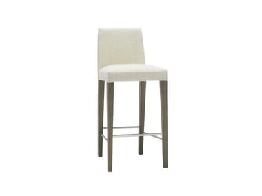 ANNA BQ1386 - Upholstered stool with back (Request Info).