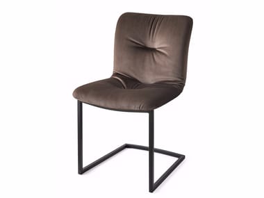 ANNIE SOFT - Cantilever upholstered fabric chair (Request Info).