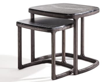 ANTIGONE - Ash coffee table and marble top (Request Info).