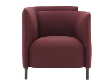 HEMICYCLE - Fabric armchair with armrests (Request Info).