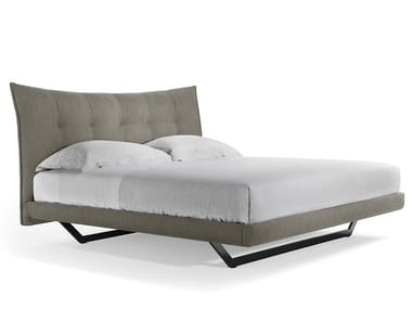 AURORA TRE - Fabric bed with upholstered headboard (Request Info).
