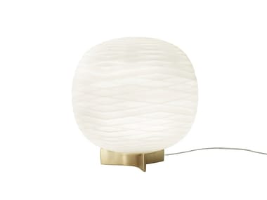 GEM - Etched glass bedside lamp (Request Info).