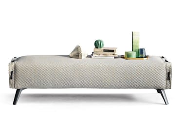 CUFF - Upholstered fabric bench (Request Info).