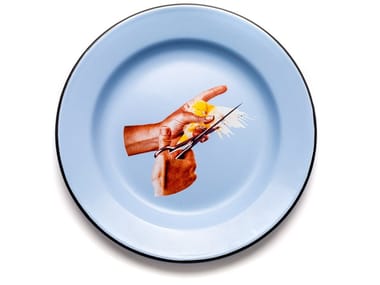 BIRD - Enamelled metal plate (Request Info).