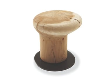 BITTA - Low solid cedar wood stool (Request Info).