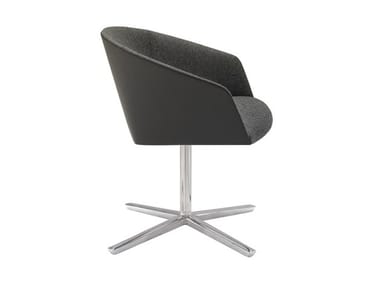 BRANDY SO2999 - Upholstered chair with 4-spoke base with armrests (Request Info).
