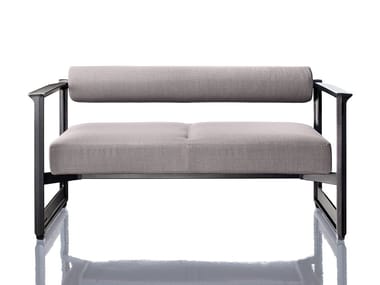 BRUT - 2 seater fabric sofa with removable cover (Request Info).