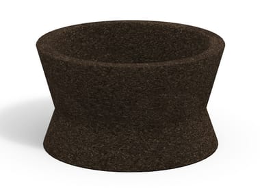 BUSH ON 001 - Low cork garden vase (Request Info).