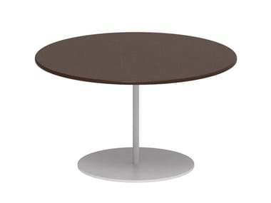 BUTLER - Round lava stone garden side table (Request Info).