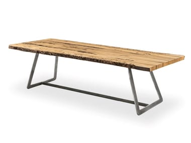 CALLE BRICCOLA - Rectangular solid wood table (Request Info).