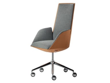 CERCLE - Fabric executive chair with 5-spoke base with castors (Request Info).