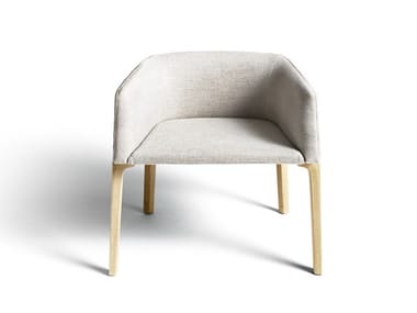 CHESTO LOUNGE - Upholstered fabric chair with armrests (Request Info).