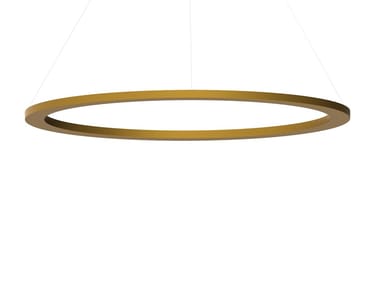 CIRCULAR SLIM - Dimmable aluminium pendant lamp (Request Info).