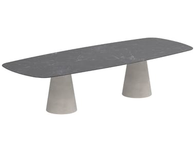 CONIX - Rectangular Ductal¢ç garden table (Request Info).