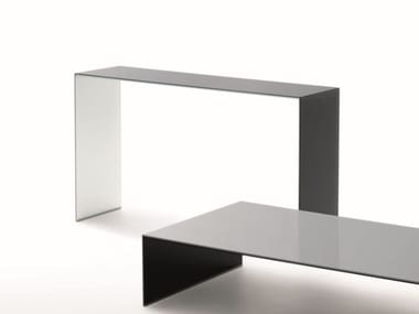 SIO2 BRIDGE - Rectangular crystal console table (Request Info).