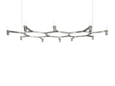 CROWN PLANA - Die cast aluminium pendant lamp (Request Info).