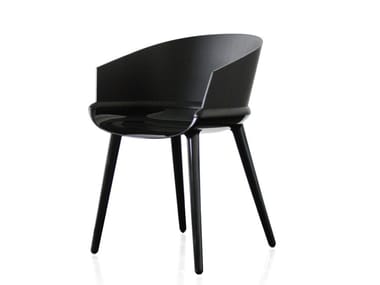 CYBORG PLY - Multi-layer wood chair with armrests (Request Info).