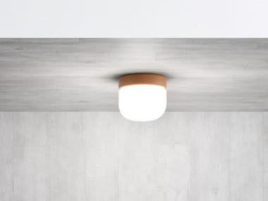 DELUX - LED glass and aluminium ceiling lamp (Request Info).