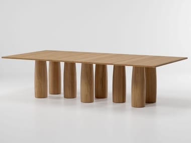 IL COLONNATO - Rectangular teak dining table (Request Info).