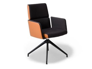 DS-414 - Trestle-based office chair with armrests (Request Info).