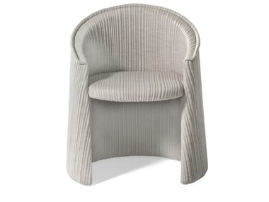 HUSK - Upholstered fabric easy chair with armrests (Request Info).