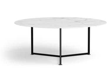 THE HESS - Round marble table (Request Info).