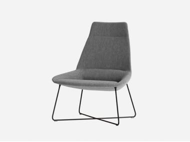 DUNAS XL - Fabric armchair by Inclass