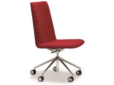 FLEX EXECUTIVE SI1857 - Swivel chair with 5-spoke base with castors (Request Info).