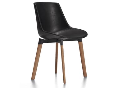 FLOW LEATHER - Upholstered leather chair (Request Info).