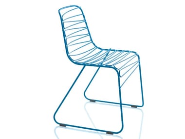 FLUX - Sled base metal chair (Request Info).
