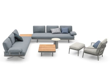 ROLF BENZ 219 YOKO - Sectional polyester garden sofa (Request Info).