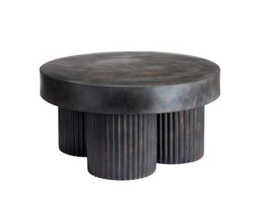 GEAR - Low round fiber cement coffee table (Request Info).