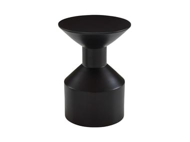 GEOMETRY - Low solid wood stool (Request Info).