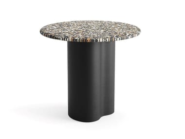 GHIA TOTEM - Round MDF high side table (Request Info).