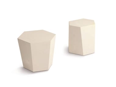 HEXAGON PIETRA - Lecce stone stool / coffee table (Request Info).
