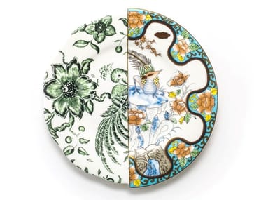 HYBRID ZOE - Round porcelain dessert plate (Request Info).