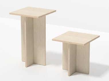 IL GIOCO DELLO SGABELLO - Square bamboo coffee table (Request Info).