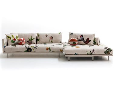 JOSH - Sectional fabric sofa with removable cover (Request Info).