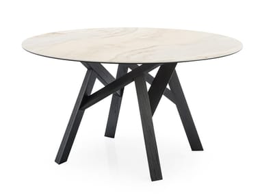 JUNGLE - Round ceramic table (Request Info).
