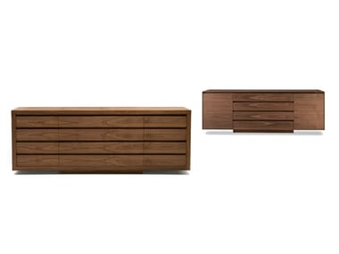 KYOTO - Solid wood and blockboard sideboard with drawers (Request Info).