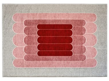 LINEE - Rectangular rug with geometric shapes (Request Info).