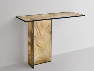 LIQUEFY - Rectangular crystal console table (Request Info).
